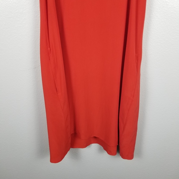 Everlane The Silk Dress Tank in Red Persimmon Summer Minimalist Size Small NWOT - Picture 6 of 12